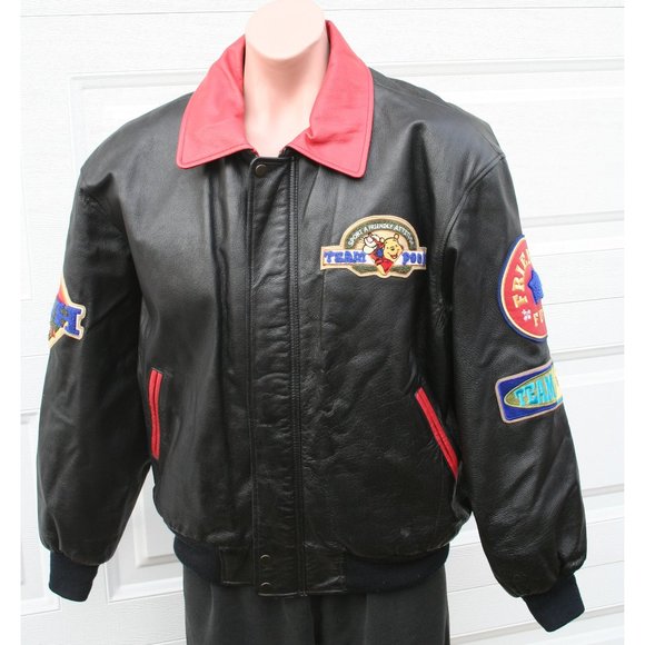 winnie the pooh leather jacket